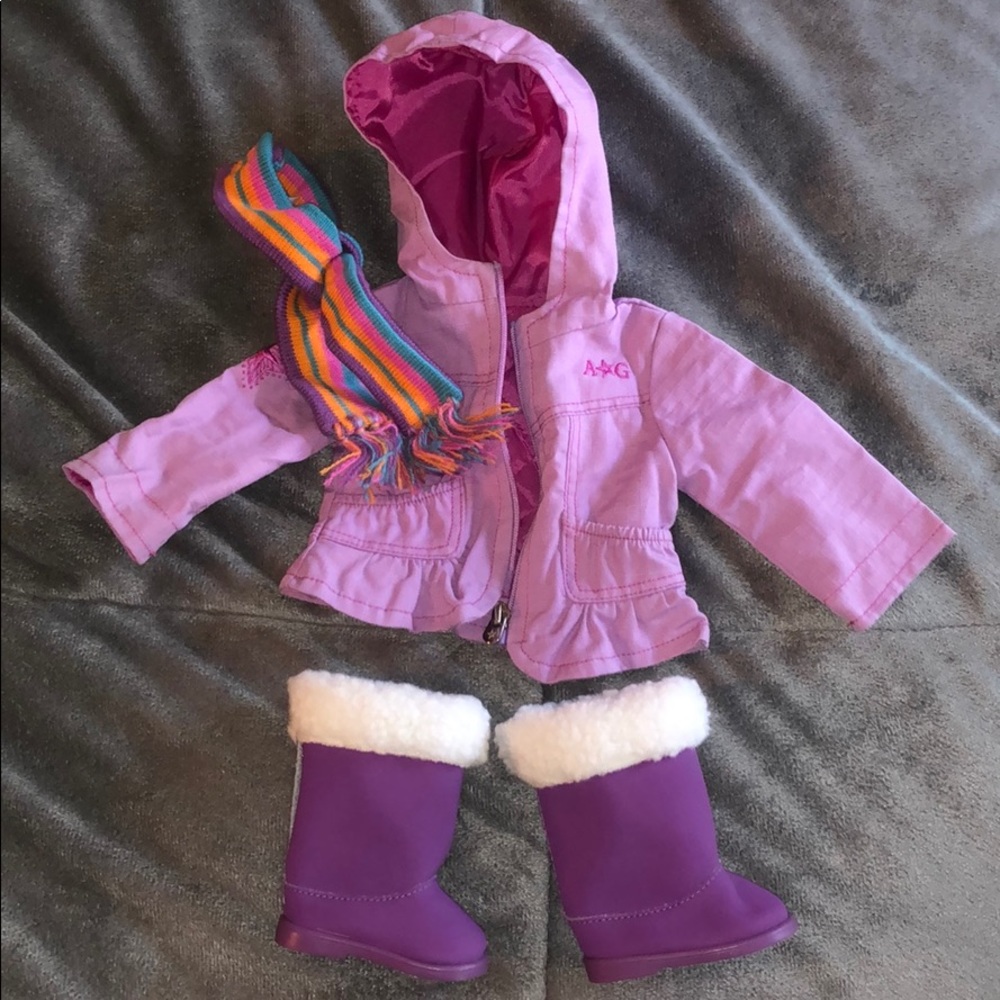 American Girl Doll Snow set